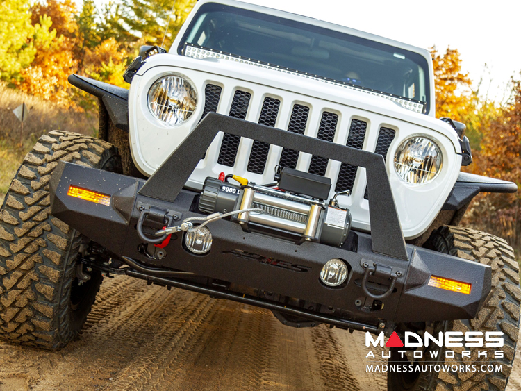 Jeep Wrangler JL Trailchaser Bumper - Front - Option 9 - Aluminum